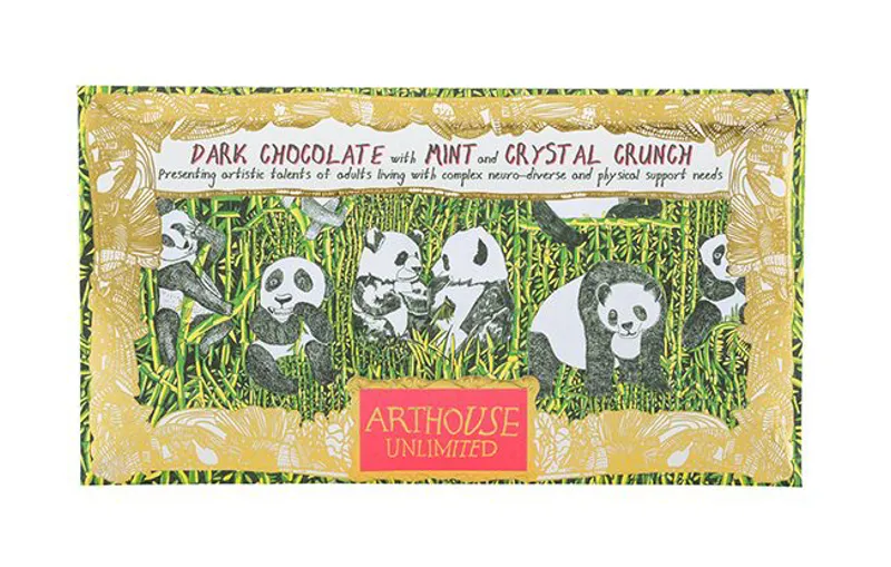 Arthouse Unlimited Panda Party Dark Chocolate Infused with Mint-1